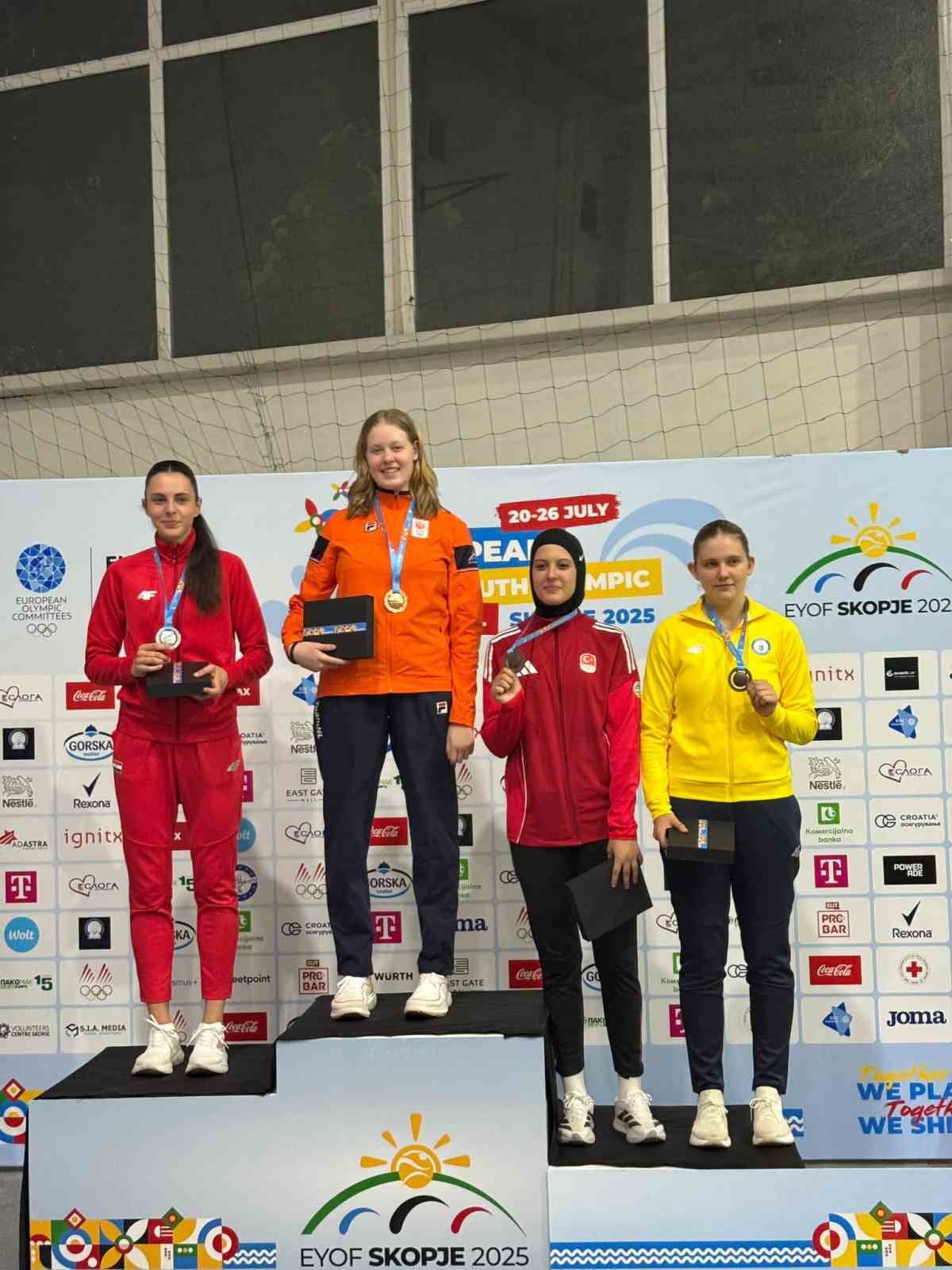 Milli sporcu Elifnaz, yaz olimpiyatlarında Aydın&rsquo;ı gururlandırdı
