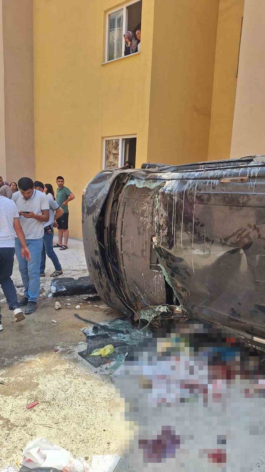 Kahramanmaraş&rsquo;ta trafik kazası g&uuml;venlik kamerasında
