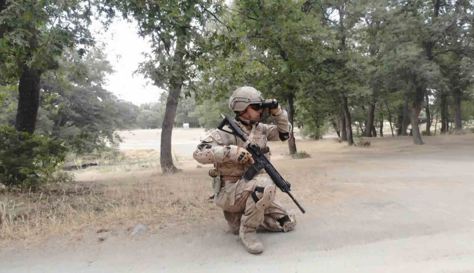 Komandolar Hasan Dağı’nda yangına karşı teyakkuzda