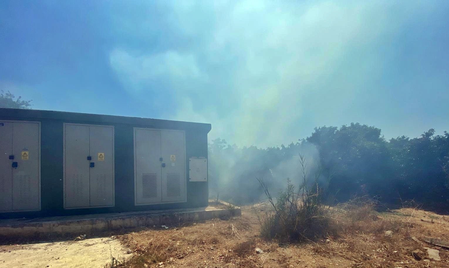 Lüks villalara yakın noktada çıkan yangın korkuttu