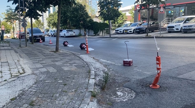 Ümraniye’de silahlı yaralama kamerada