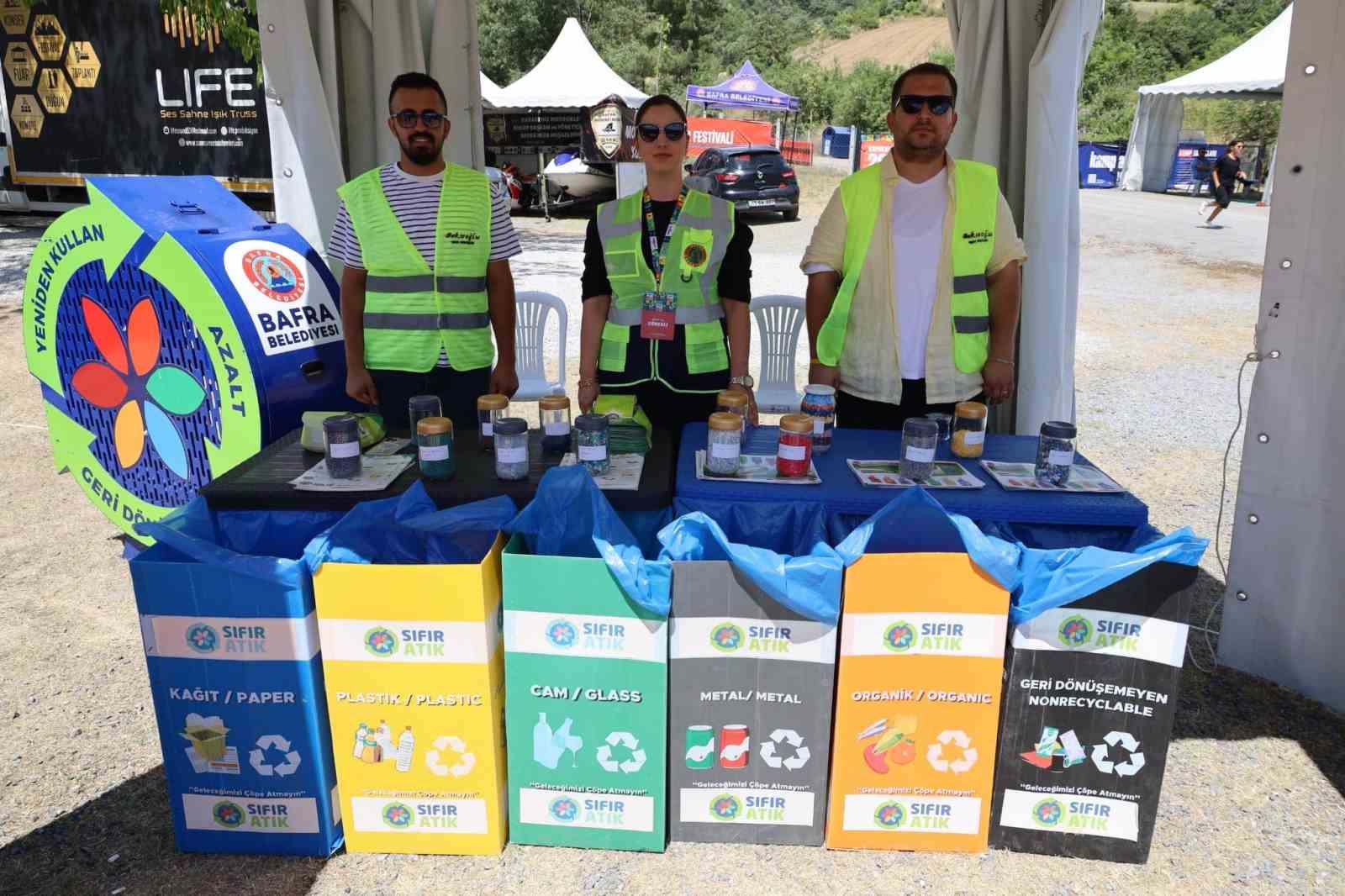 KapıkayaFest’te 4 günde 7 ton atık toplandı