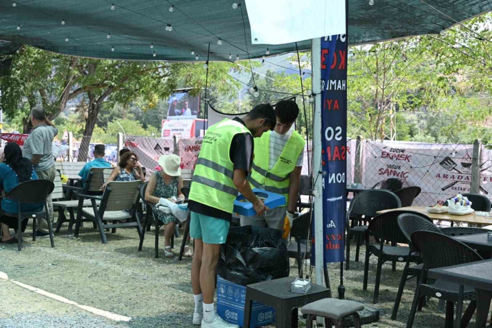 KapıkayaFest&rsquo;te 4 g&uuml;nde 7 ton atık toplandı

