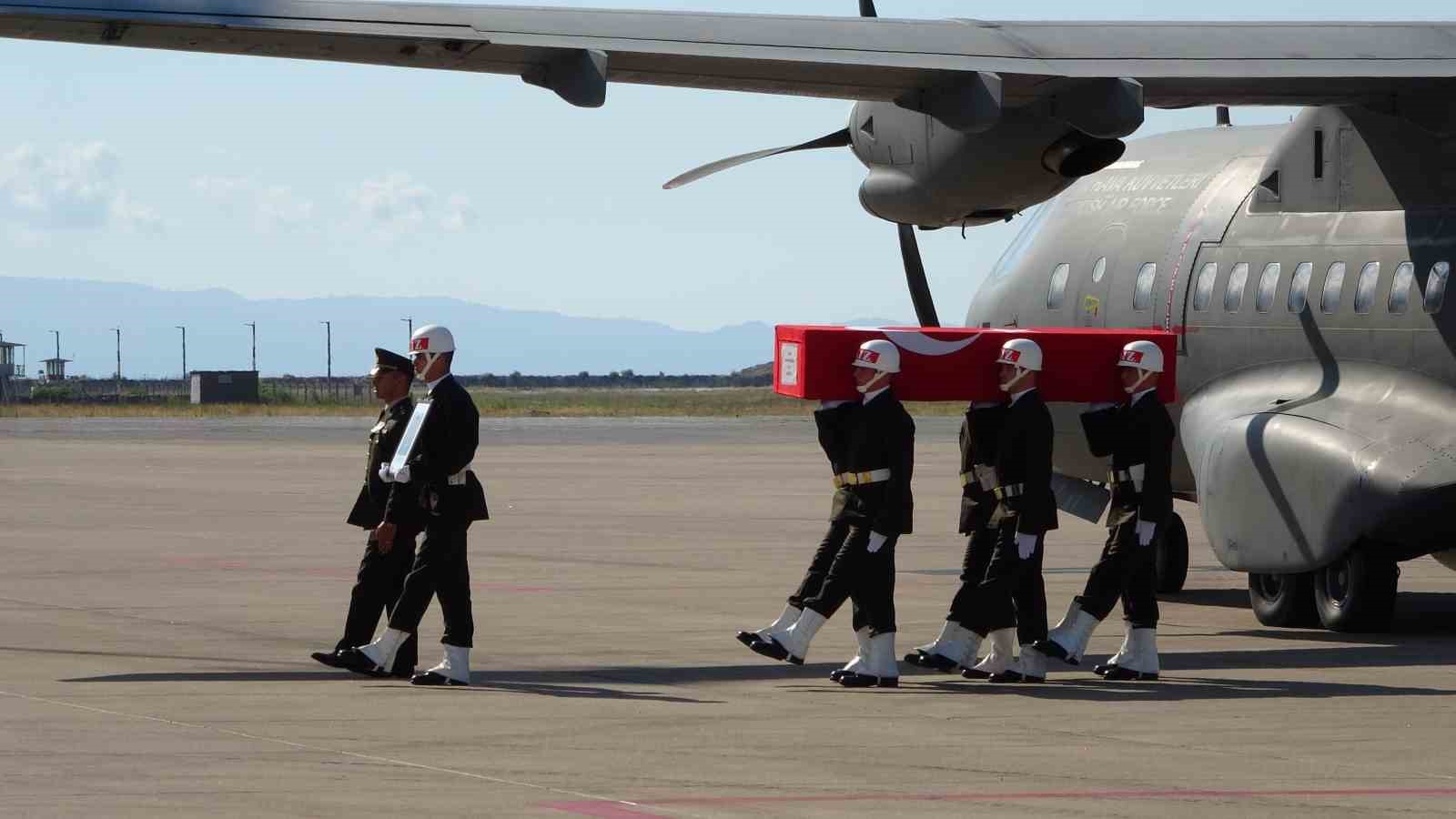 İskenderun şehidinin cenazesi memleketine getirildi