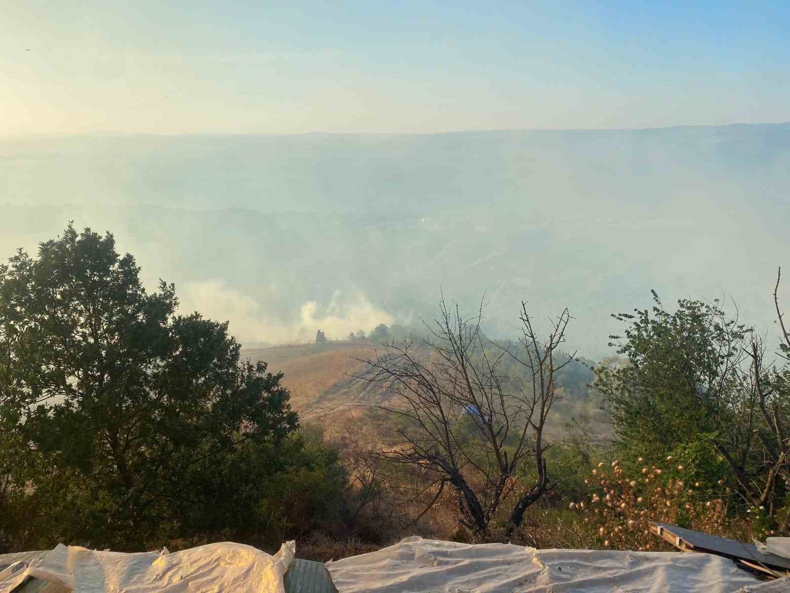 Kocaeli’nin farklı noktalarında aynı anda çıkan yangınlara müdahale sürüyor