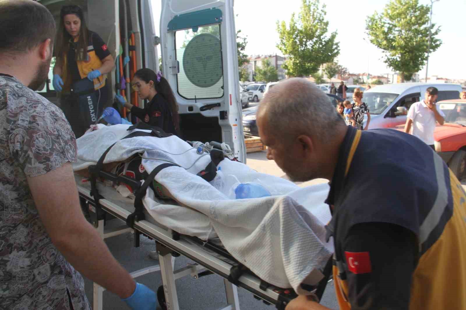 Beyşehir’de otomobilin çarptığı bisikletli ağır yaralandı