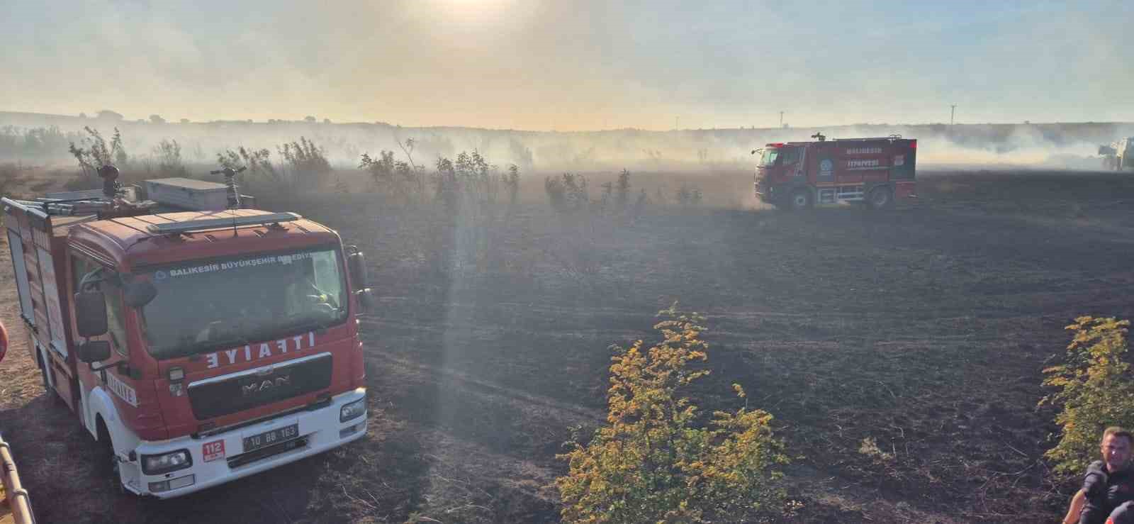 Susurluk’taki orman yangını kontrol altına alındı