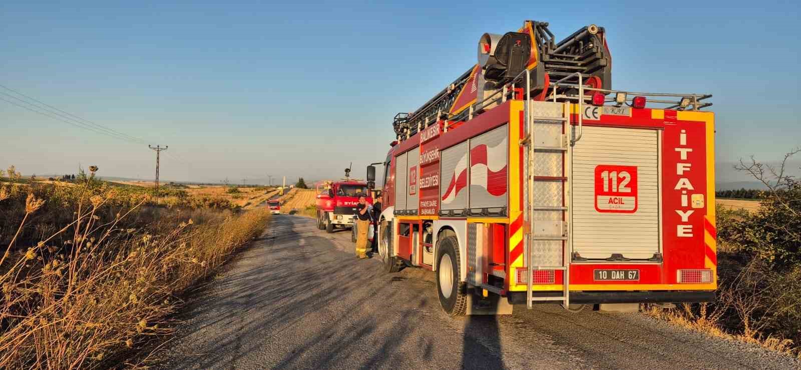 Susurluk&rsquo;taki orman yangını kontrol altına alındı
