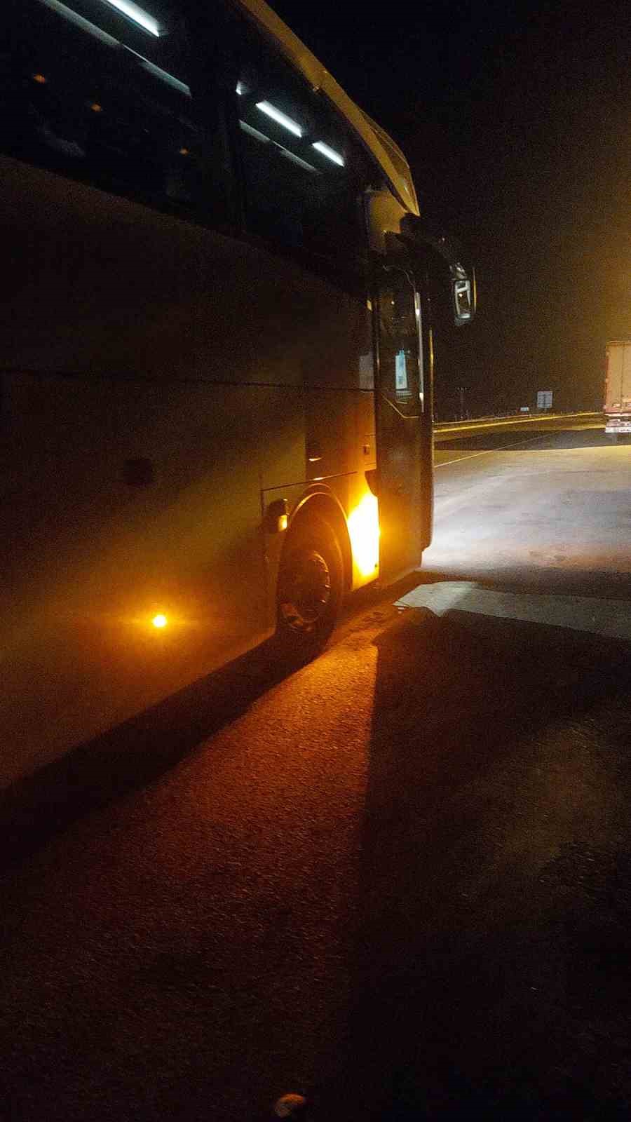 Sivas’ta otoyolda otobüsün çarptığı yaya hayatını kaybetti