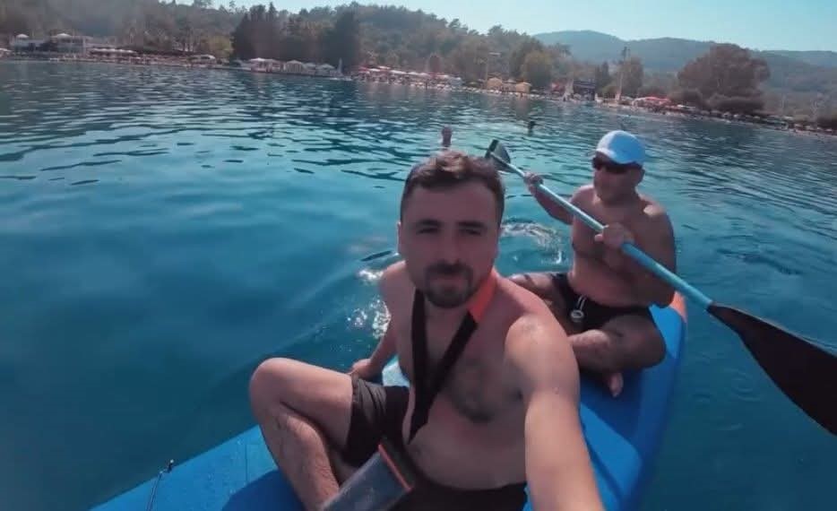 Kürek sörfçülerinin son görüntüleri ortaya çıktı