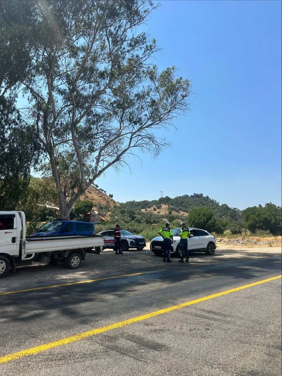 Köşk’te jandarmadan şok trafik uygulaması