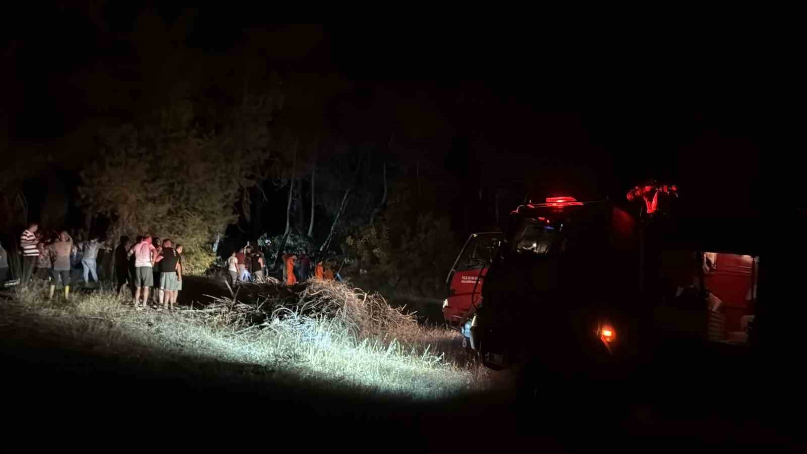 Kemer’de orman yangını kısa sürede söndürüldü