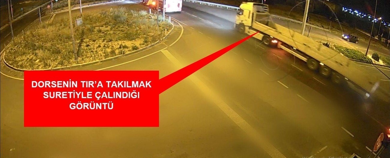 Park halindeki &ccedil;alınan dorse 3 ilde titizlikle takip edilerek bulundu
