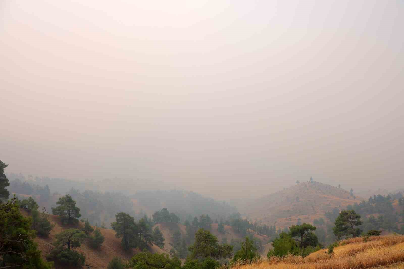 Kahramanmaraş’taki orman yangınında 4 ev yandı, 20 ev tahliye edildi