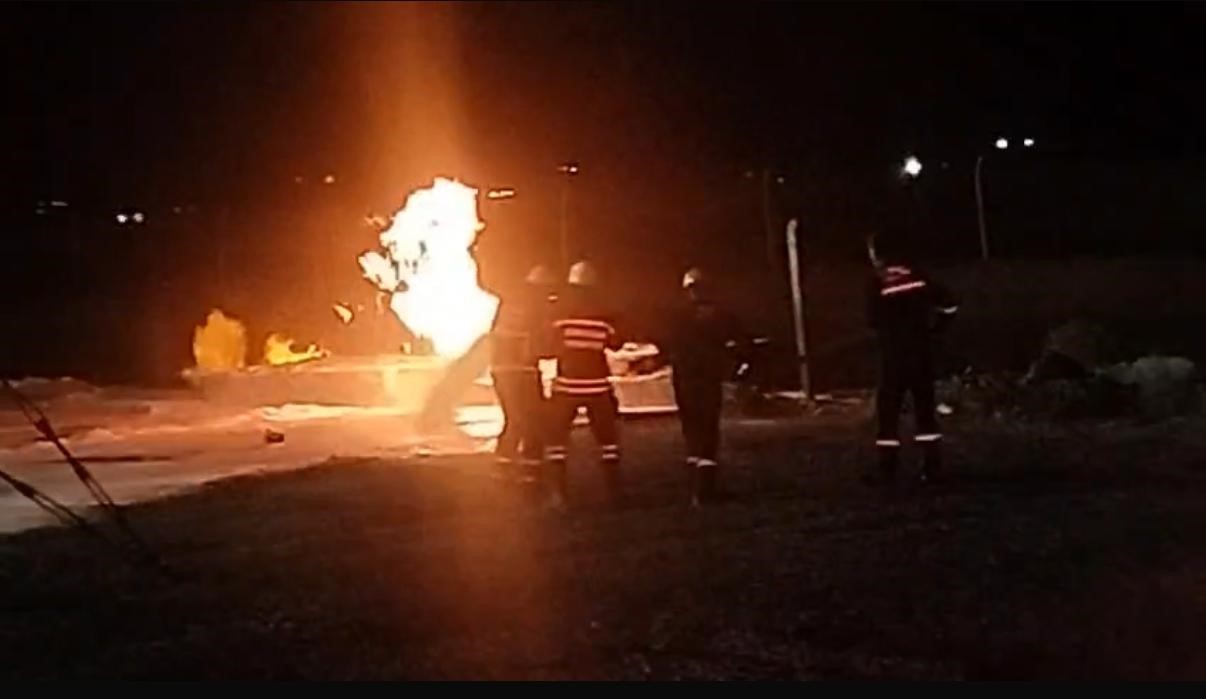 Petrol kuyusundaki yangında ağır yaralanan 4 kişi ambulans uçakla İstanbul’a sevk edildi