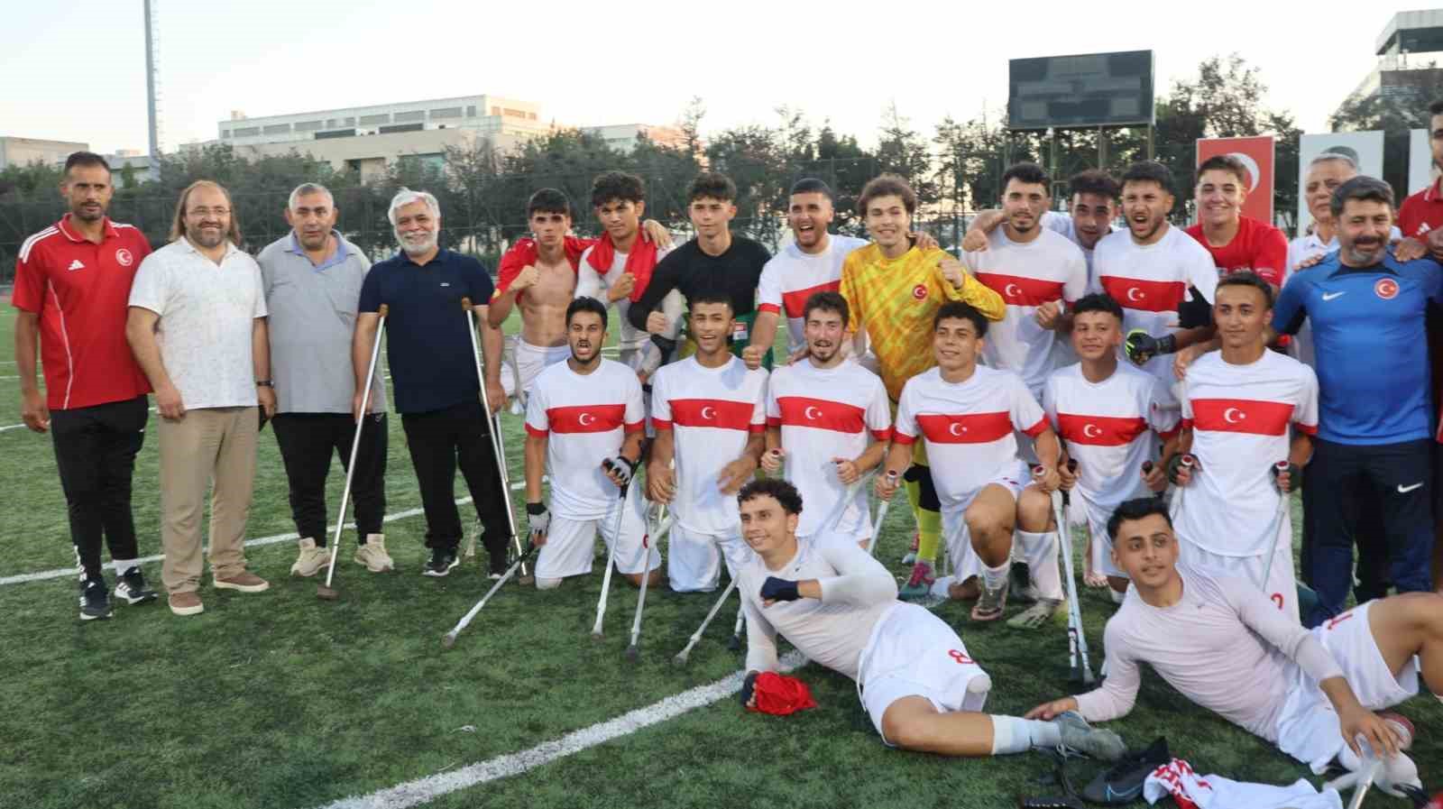 U23 Ampute Futbol Milli Takımı, Polonya’yı mağlup etti