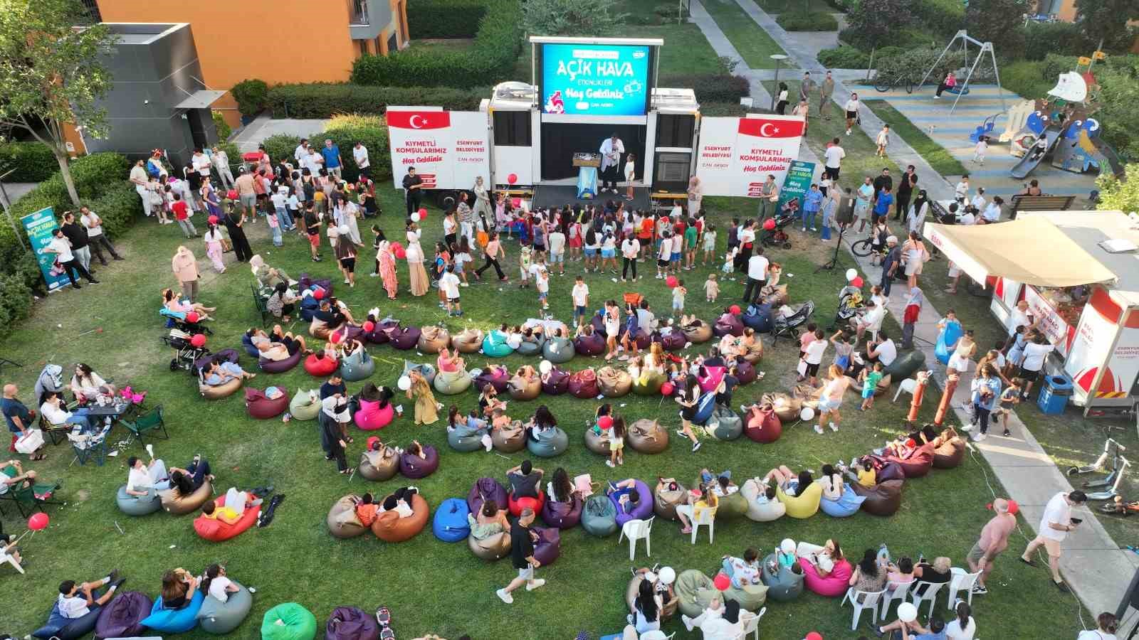 Esenyurt’ta Açık Hava Etkinliklerinin ikincisi Hep İstanbul Sitesi’nde gerçekleşti