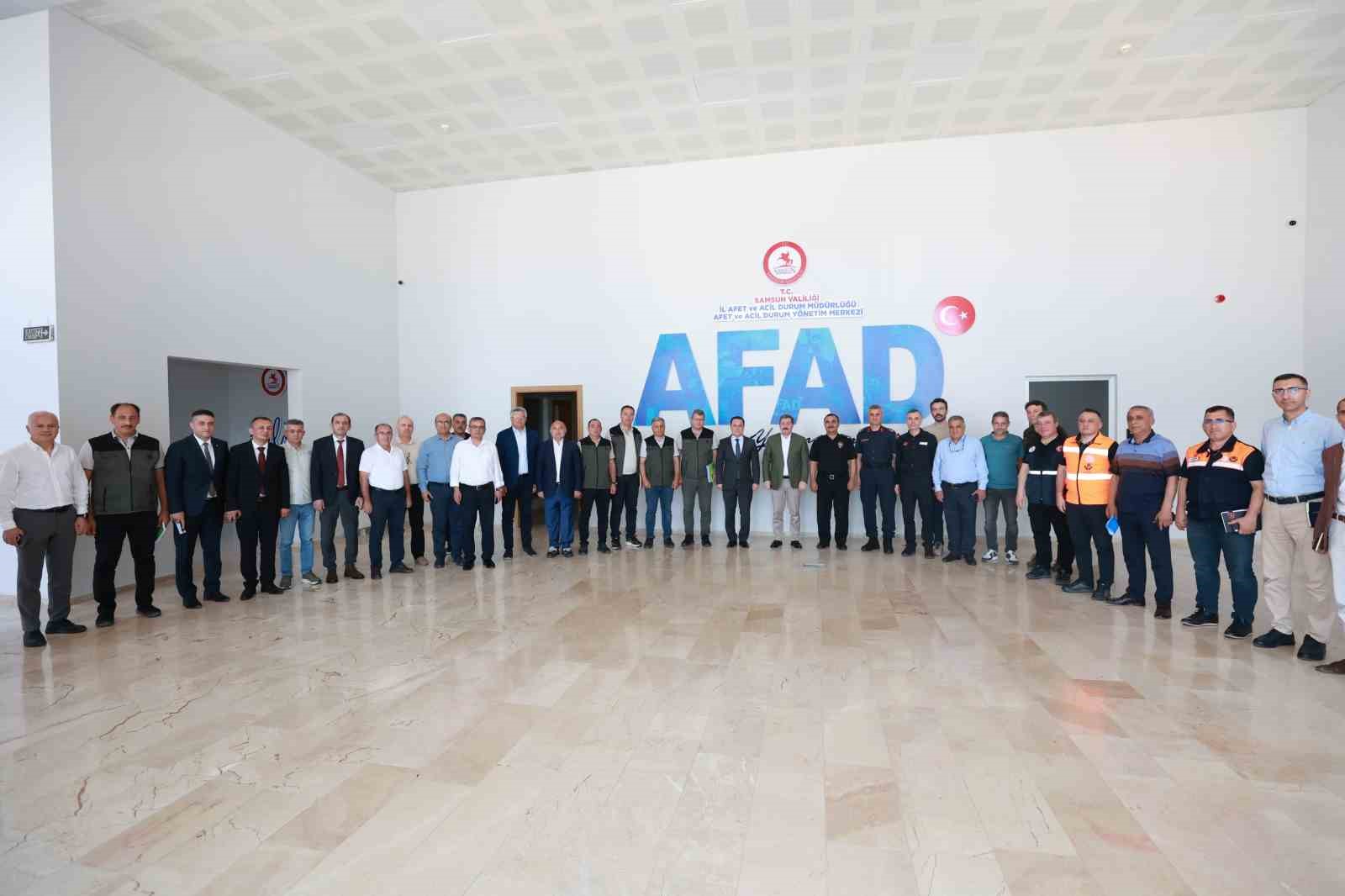 Samsun’da orman yangınlarıyla mücadele koordinasyon kurulu toplantısı yapıldı