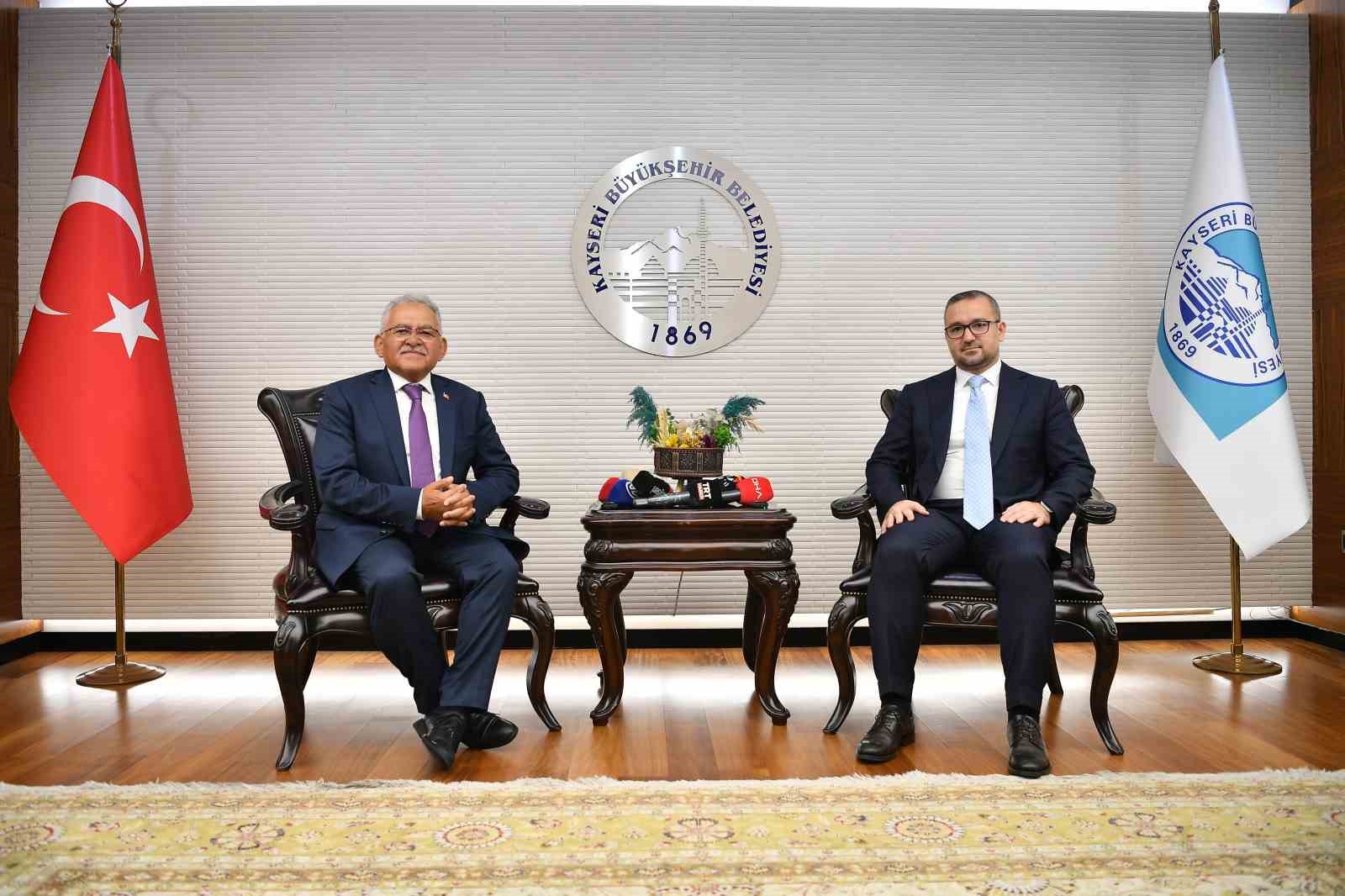 Başkan Büyükkılıç, Merkez Bankası Karahan’ı makamında ağırladı