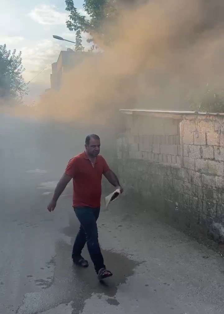 İkamette çıkan yangın korkuttu
