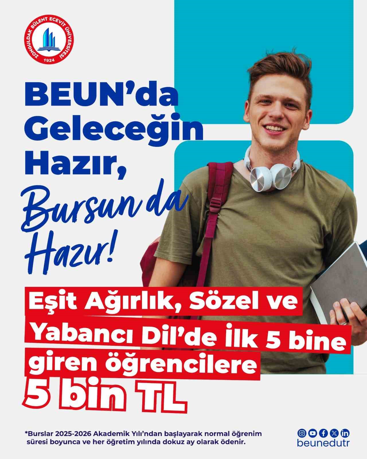 BEUN&rsquo;da Başarı Bursuyla &Ouml;ğrencilere B&uuml;y&uuml;k Destek
