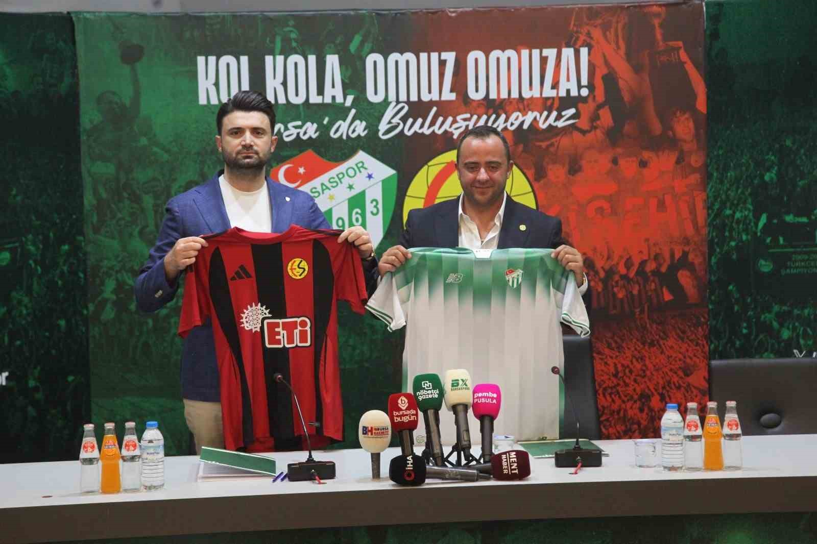 Bursaspor ve Eskişehirspor’dan dostluk maçı