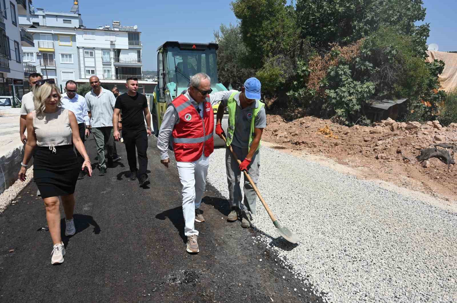 Kepez’de altyapısı tamamlanmayan sokaklara sıcak asfalt dökülmeyecek