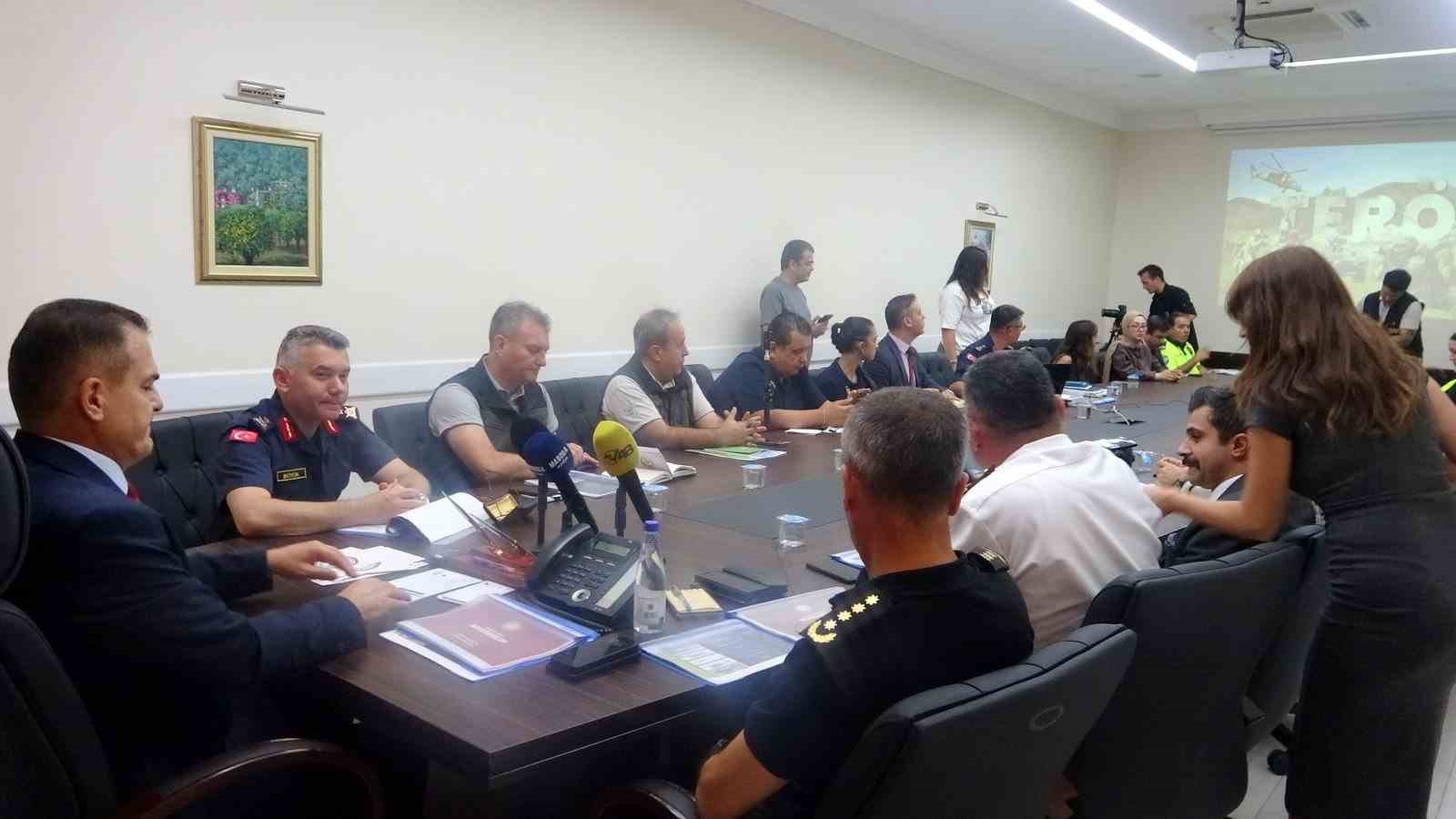 Muğla’da güvenlik ve orman yangınlarıyla mücadele masaya yatırıldı