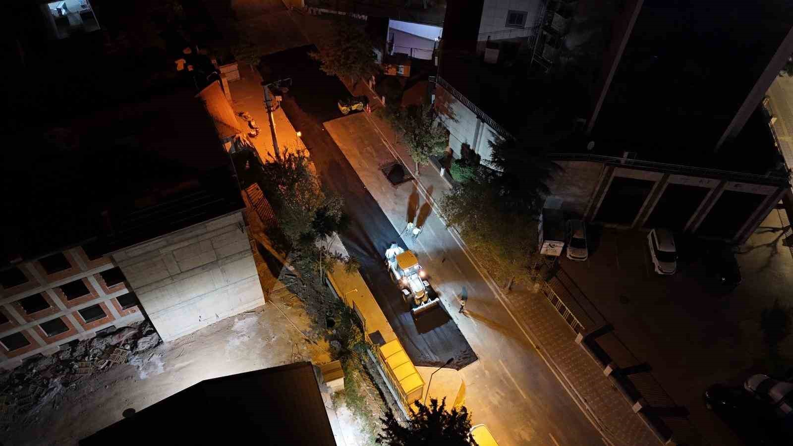 Güzeller Mahallesi’nde bozulan yollara asfalt