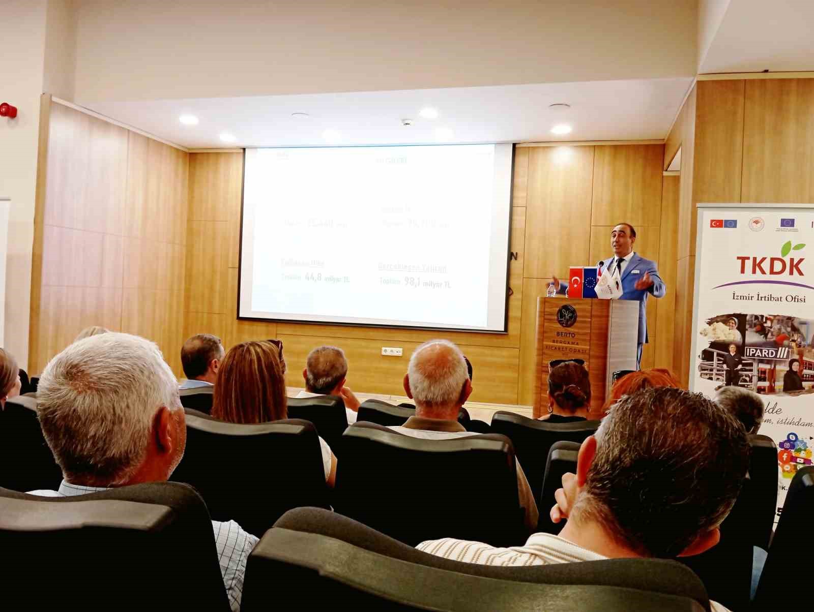 Bergama&rsquo;da IPARD Programı ve TKDK hibe destekleri anlatıldı
