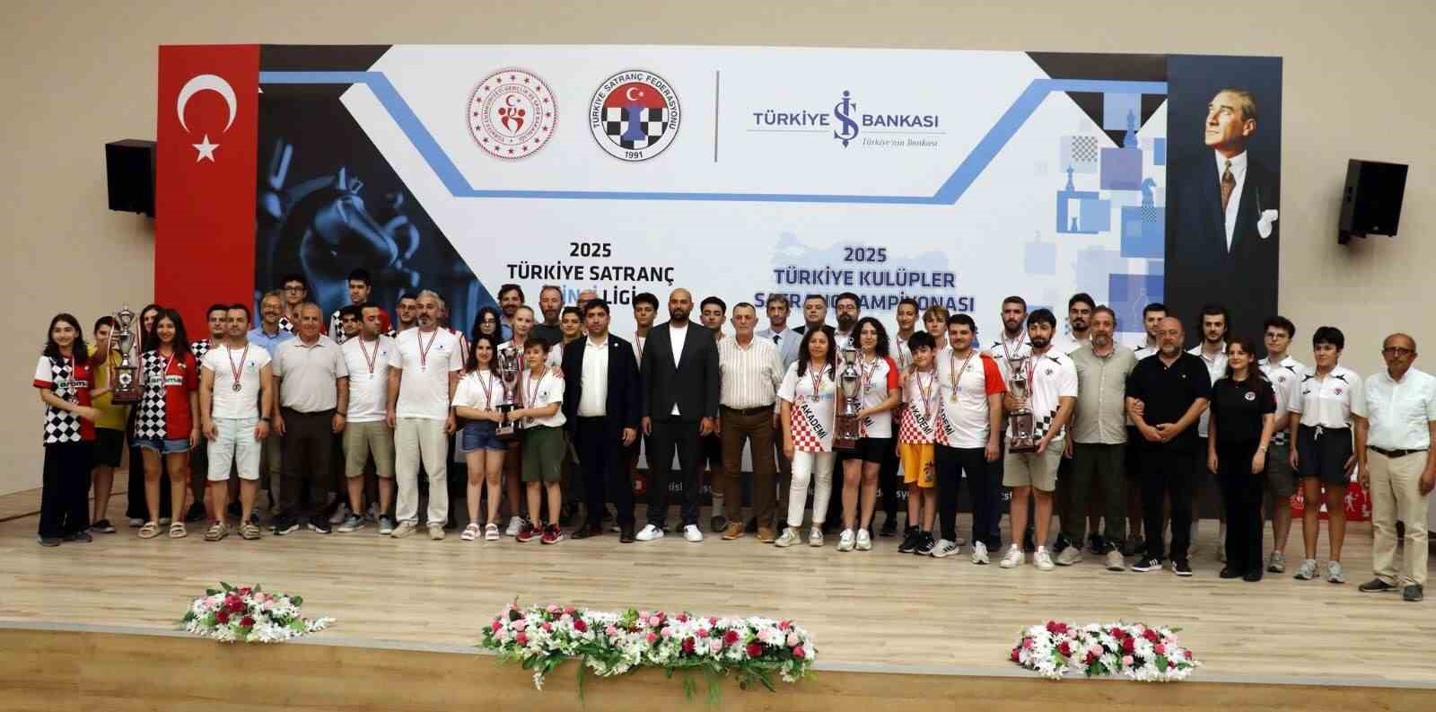 2025 Türkiye Satranç İkinci Ligi’nde şampiyon Fatma Yılmaz Spor Kulübü