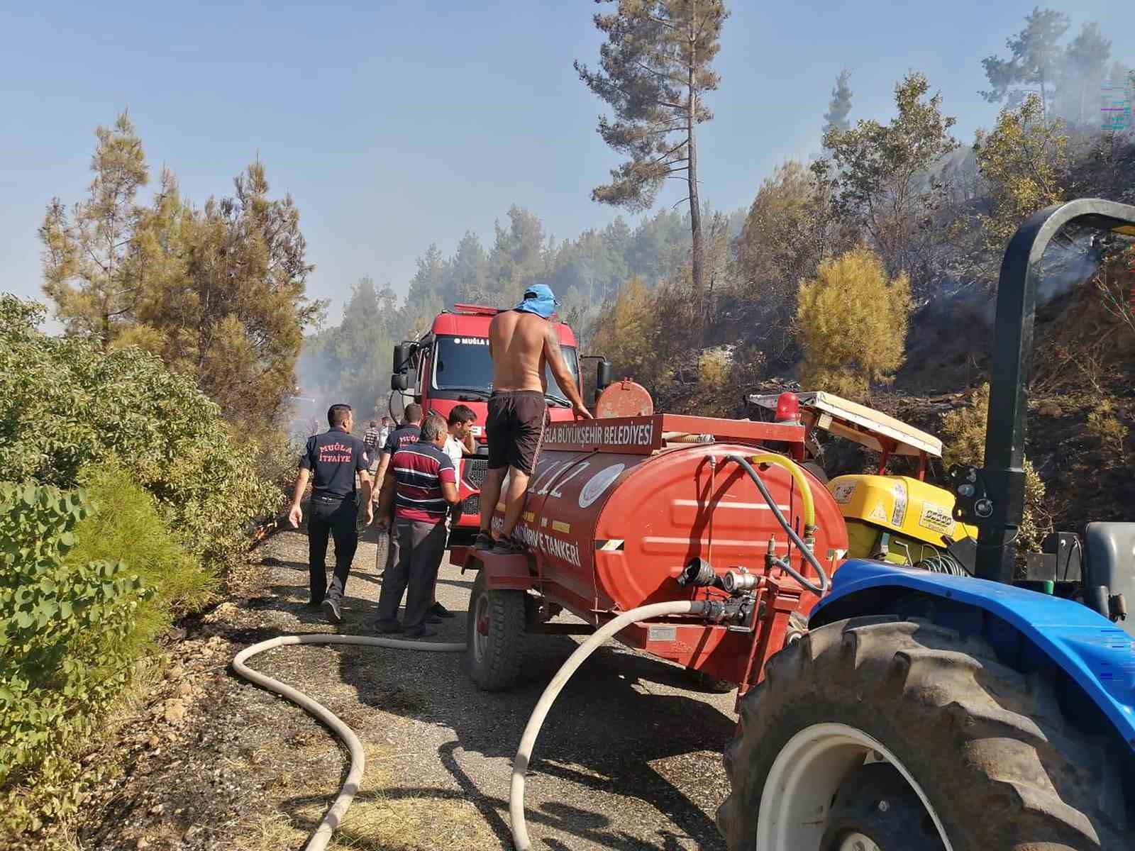 B&uuml;y&uuml;kşehir&rsquo;in dağıttığı yangın tankerleri g&ouml;revde

