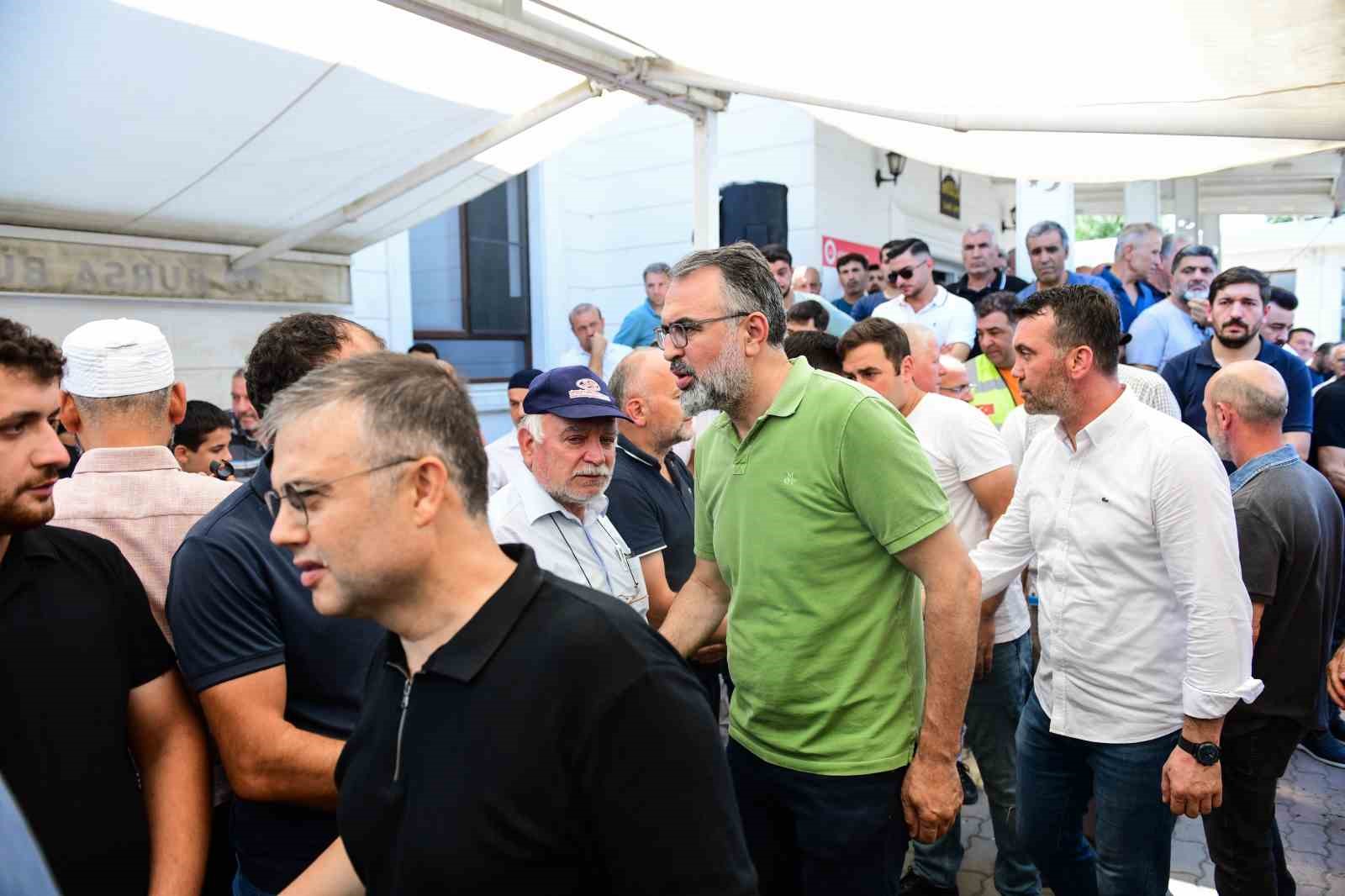 Yangın şehitlerine son veda
