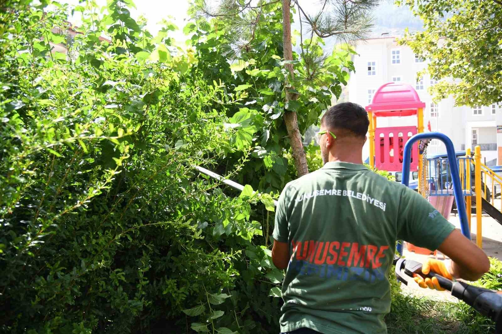Yeşil bir Yunusemre i&ccedil;in &ccedil;alışmalar aralıksız devam ediyor
