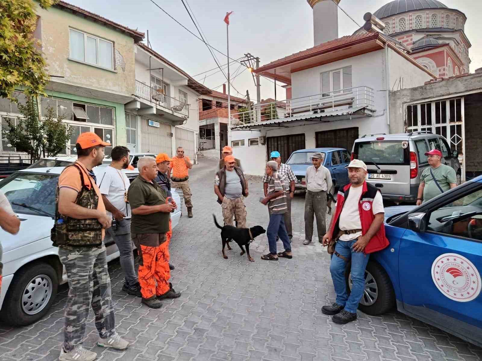 Soma&rsquo;da yaban domuzu s&uuml;rek avı başarıyla tamamlandı
