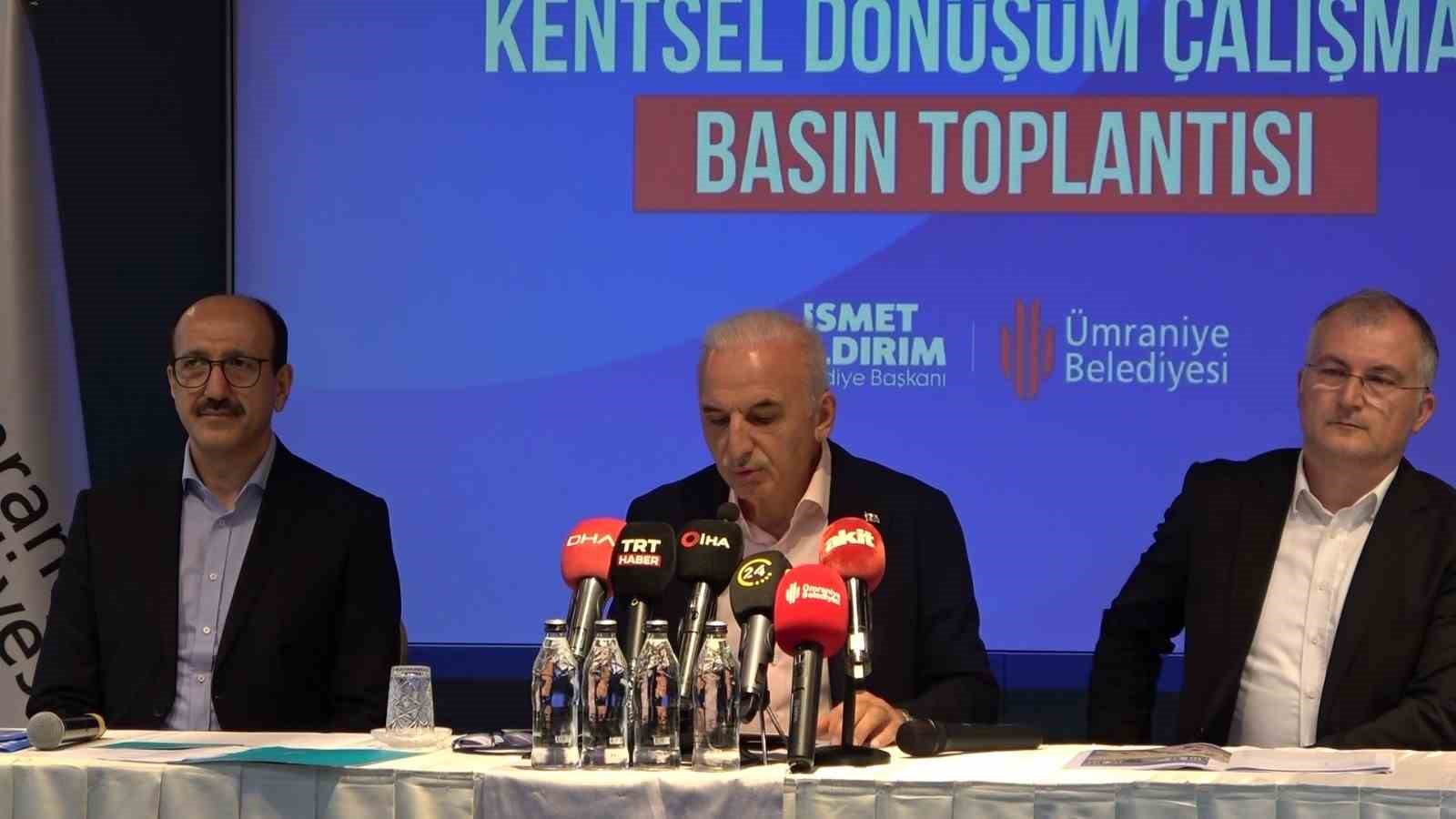 Ümraniye Belediye Başkanı İsmet Yıldırım’dan kentsel dönüşüm mesajı: "Önce insan"