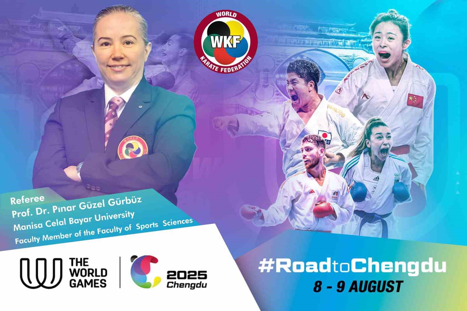 Manisa CBÜ’lü akademisyen Dünya Oyunları’nda görev alacak