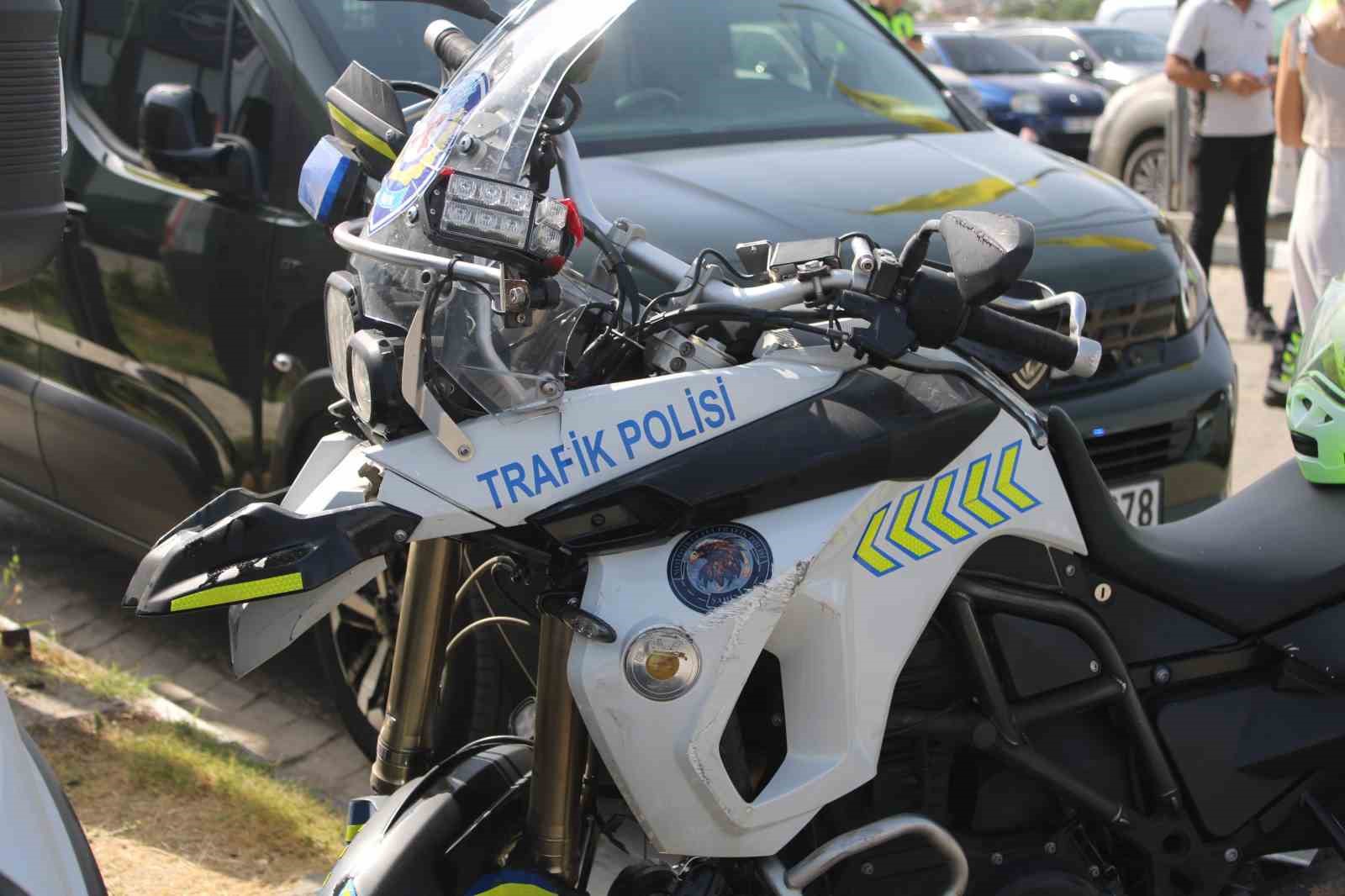 Aydın’daki kazada polis memuru yaralandı