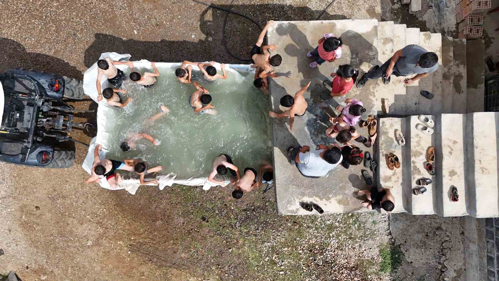 Havuz yoksa römork var: Diyarbakır’da yaz neşesi kendi imkanlarıyla geldi