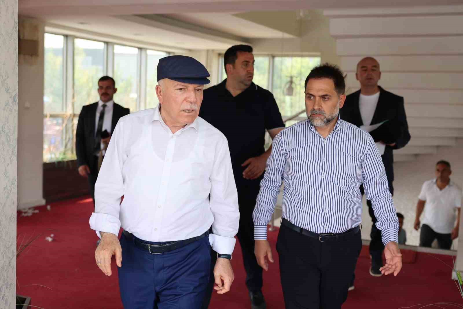 Başkan Sekmen&rsquo;den saha gezisi
