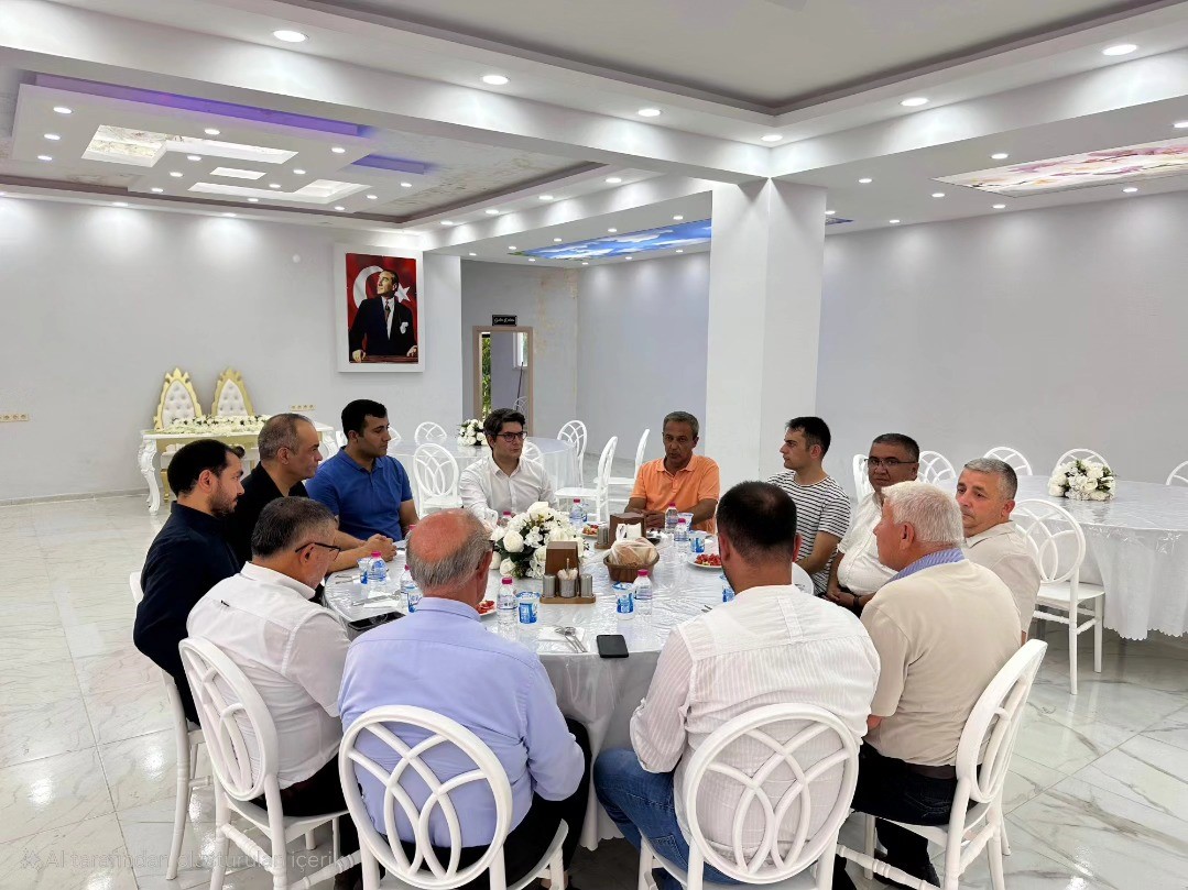 Kaymakam Serkan Kaya&rsquo;ya veda yemeği d&uuml;zenlendi
