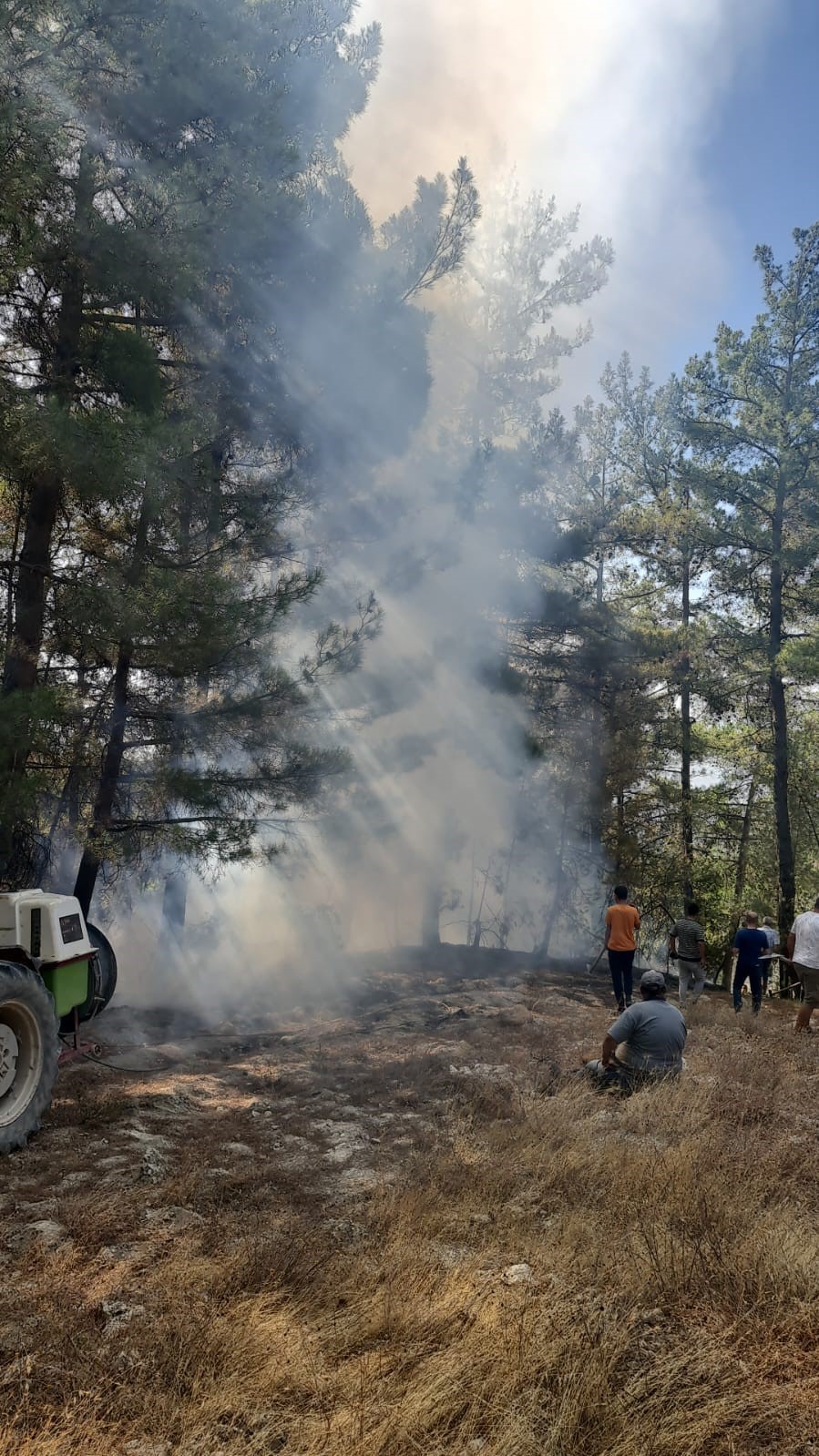Denizli&rsquo;de sabaha karşı başlayan orman yangını hızlı m&uuml;dahaleyle s&ouml;nd&uuml;r&uuml;ld&uuml;
