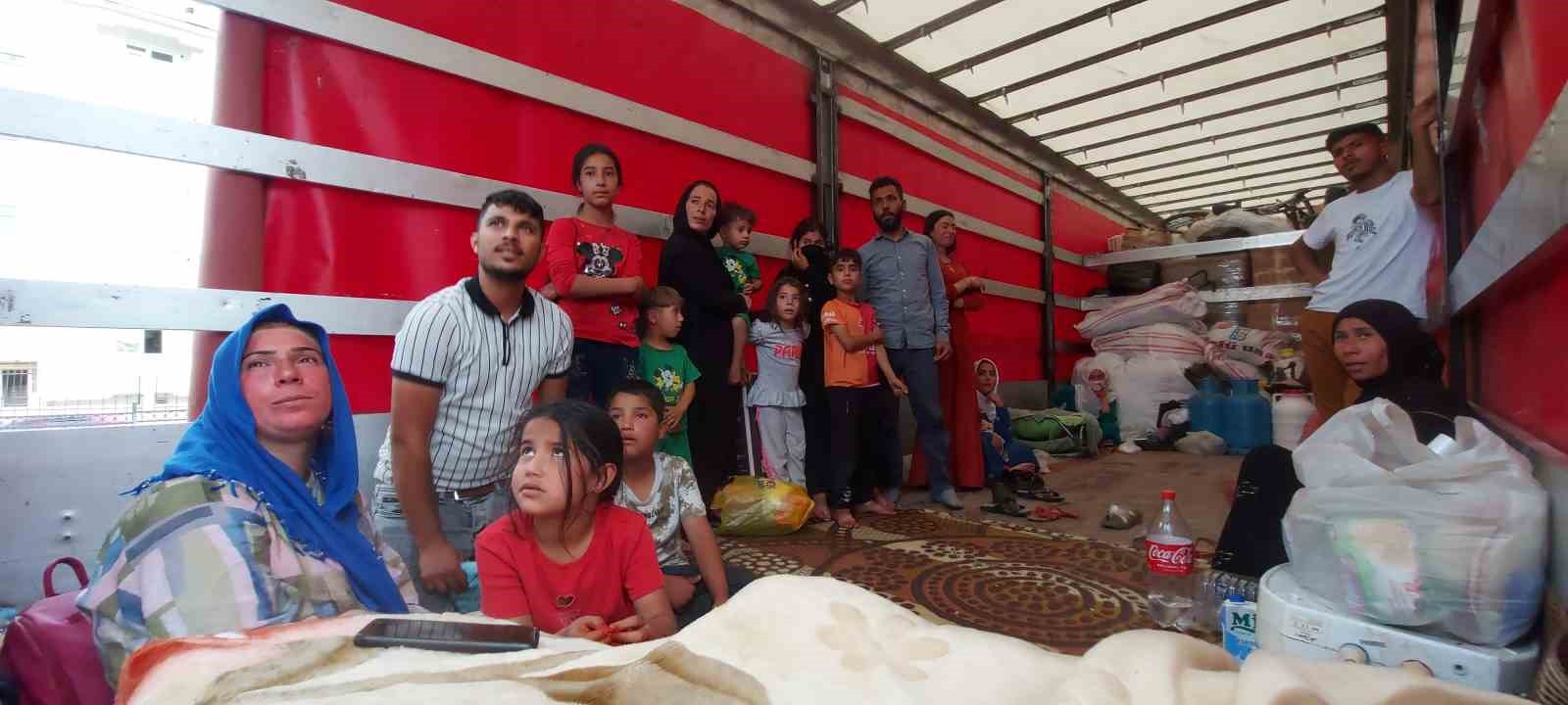 Kaçak göçmen şüphesi operasyonunda Suriye’ye göçen 16 kişilik bir aile çıktı