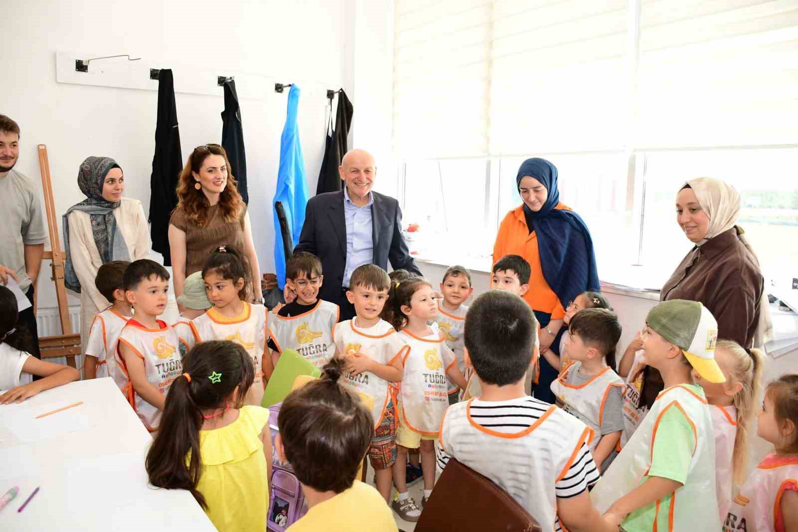 Terme’de bin 350 çocuk yaz okullarında hem eğleniyor hem öğreniyor