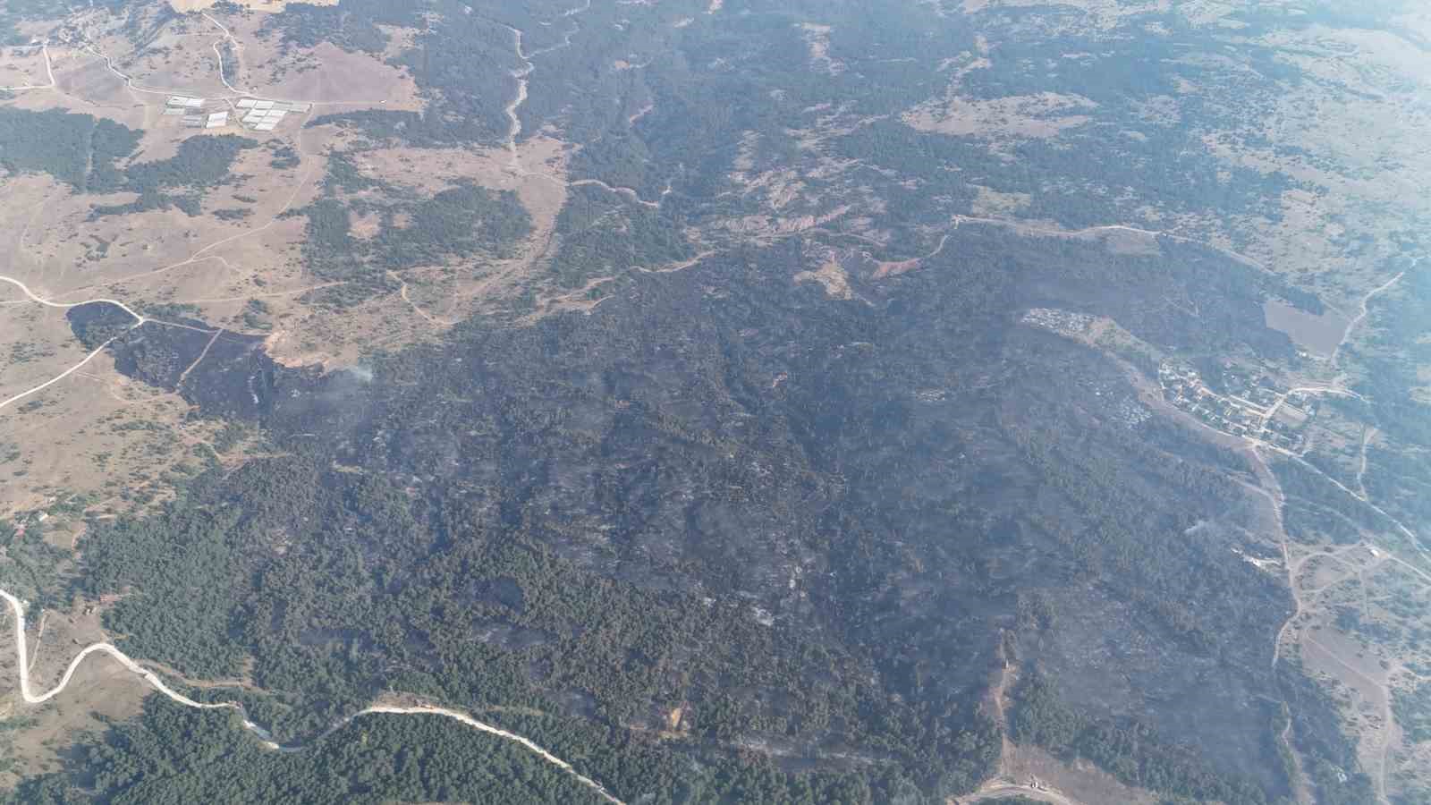 Karab&uuml;k&rsquo;teki orman yangını 12 saatte kontrol altina alındı
