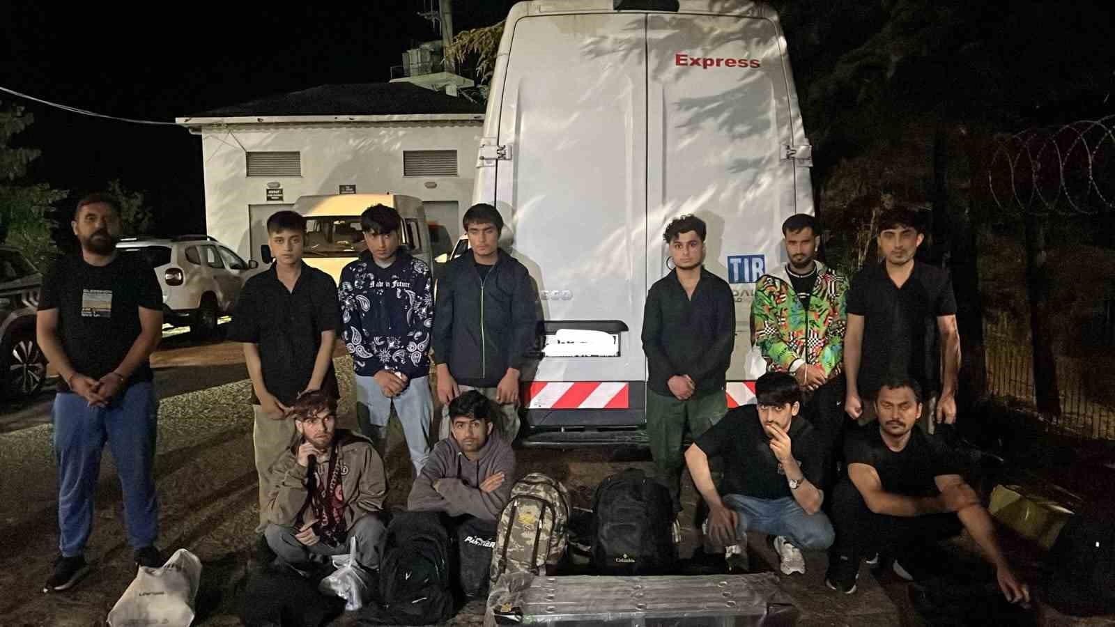 Tekirdağ’da göçmen kaçakçılığı operasyonunda 11 düzensiz göçmen yakalandı
