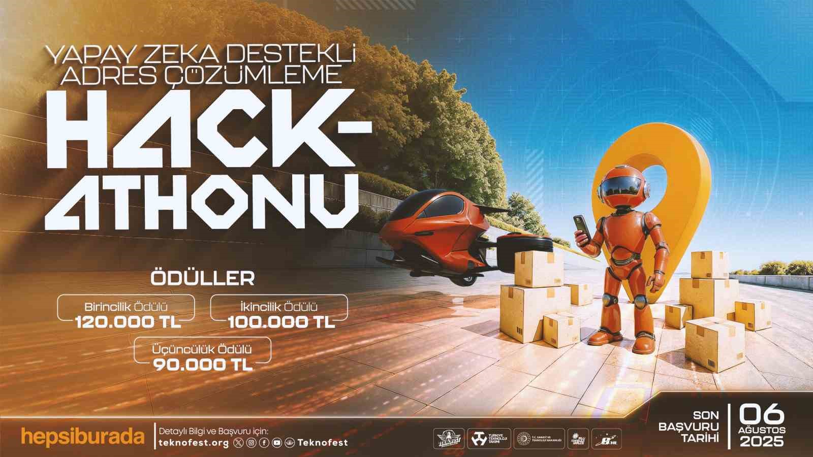 Hepsiburada’nın TEKNOFEST "Yapay Zeka Destekli Adres Çözümleme Hackathonu" için başvurular başladı