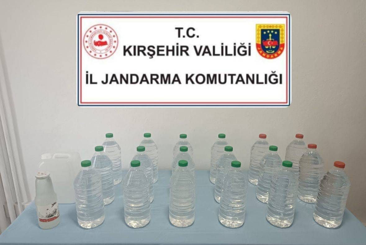 Kırşehir’de kaçak alkol operasyonu