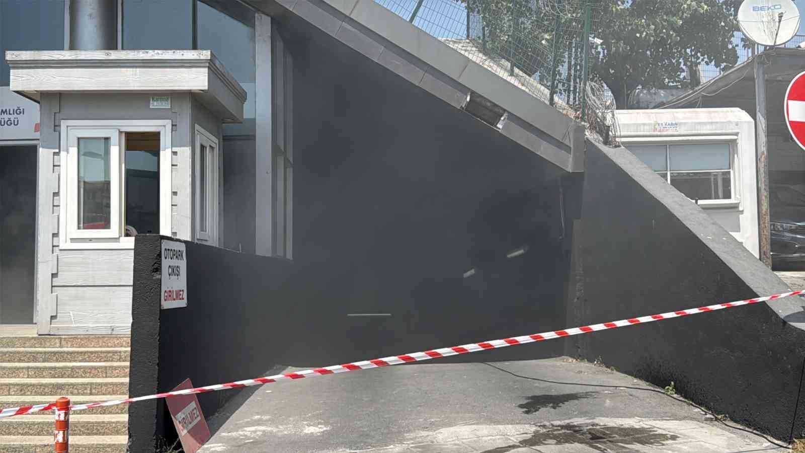 Şişli Kaymakamlığı Tapu Müdürlüğü’nde yangın paniği