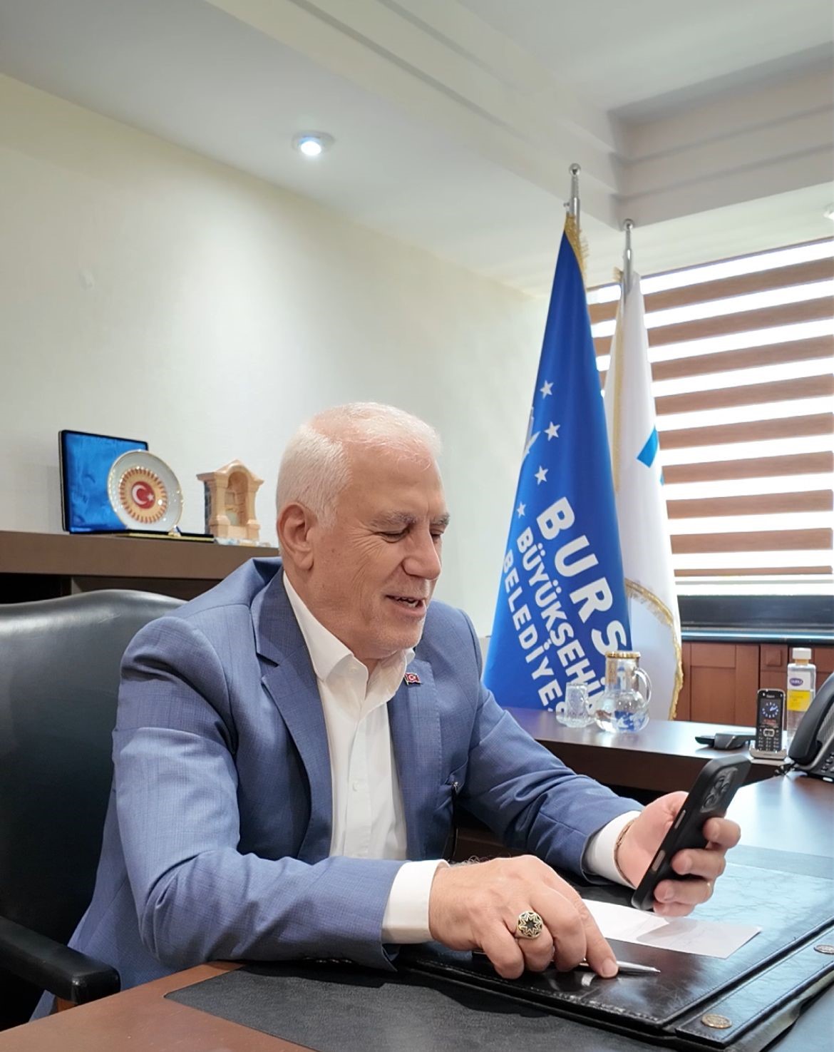 Başkan Bozbey’den kahraman çiftçiye teşekkür